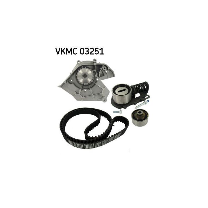 Vandens siurblio ir paskirstymo diržo komplektas SKF VKMC 03251