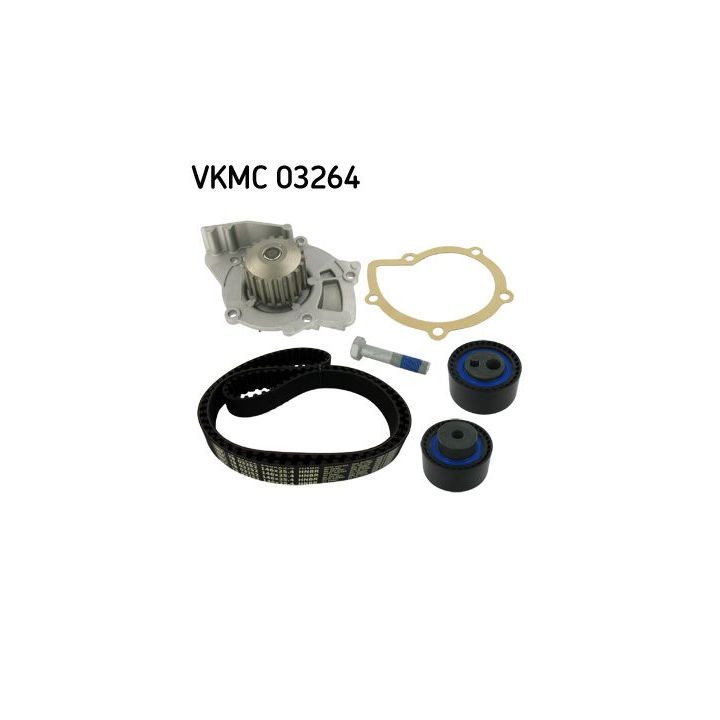 Vandens siurblio ir paskirstymo diržo komplektas SKF VKMC 03264