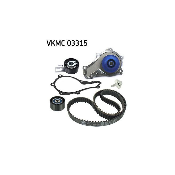 Vandens siurblio ir paskirstymo diržo komplektas SKF VKMC 03315