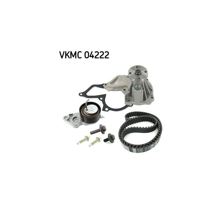 Vandens siurblio ir paskirstymo diržo komplektas SKF VKMC 04222