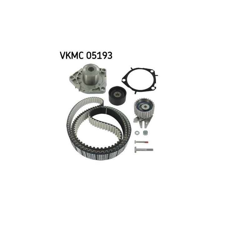 Vandens siurblio ir paskirstymo diržo komplektas SKF VKMC 05193