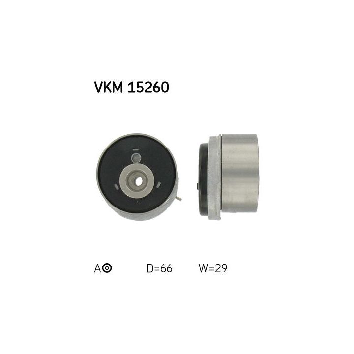 Vandens siurblio ir paskirstymo diržo komplektas SKF VKMC 05260-1