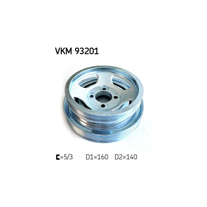 Skriemulys, alkūninis velenas SKF VKM 93201