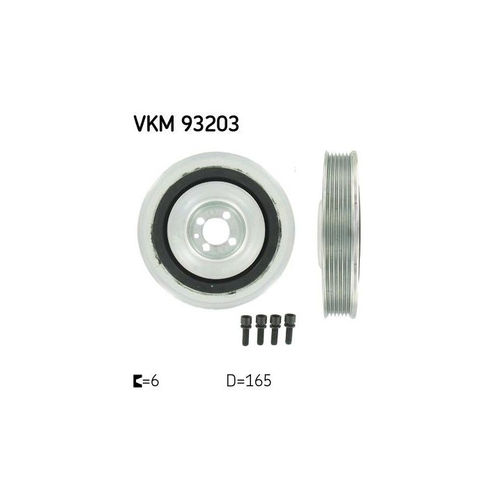 Skriemulys, alkūninis velenas SKF VKM 93203