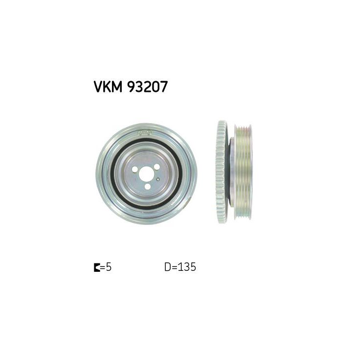 Skriemulys, alkūninis velenas SKF VKM 93207