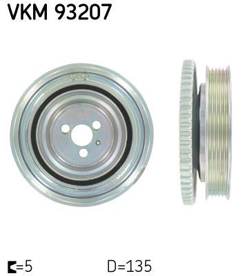 Skriemulys, alkūninis velenas SKF VKM 93207
