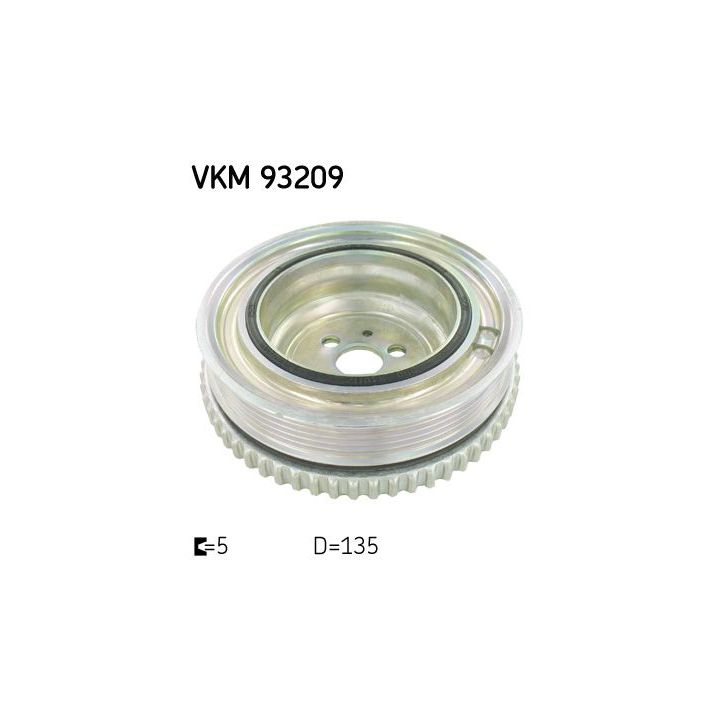 Skriemulys, alkūninis velenas SKF VKM 93209