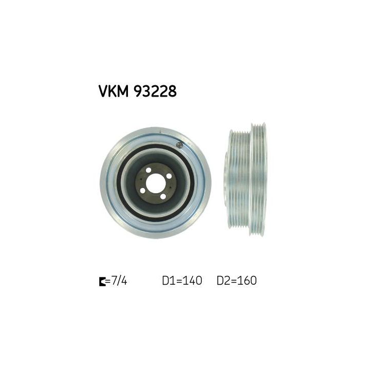 Skriemulys, alkūninis velenas SKF VKM 93228