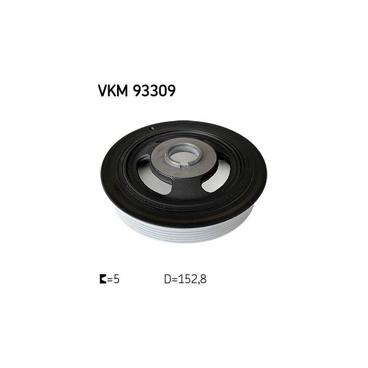 Skriemulys, alkūninis velenas SKF VKM 93309