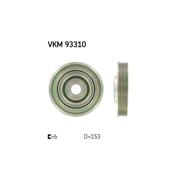 Skriemulys, alkūninis velenas SKF VKM 93310