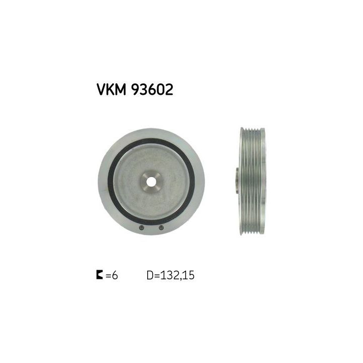 Skriemulys, alkūninis velenas SKF VKM 93602