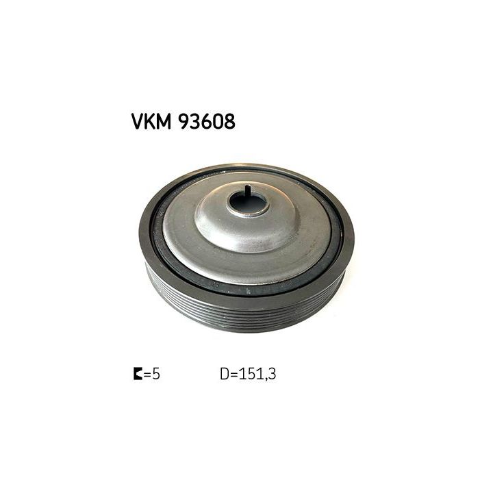 Skriemulys, alkūninis velenas SKF VKM 93608