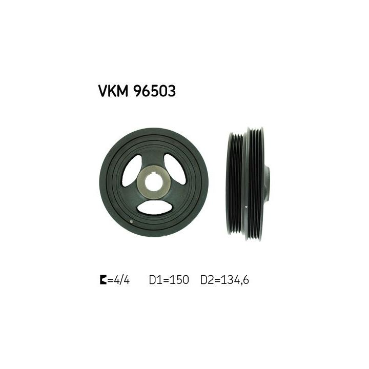 Skriemulys, alkūninis velenas SKF VKM 96503