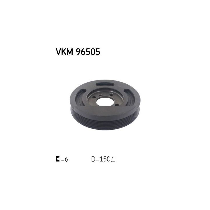 Skriemulys, alkūninis velenas SKF VKM 96505