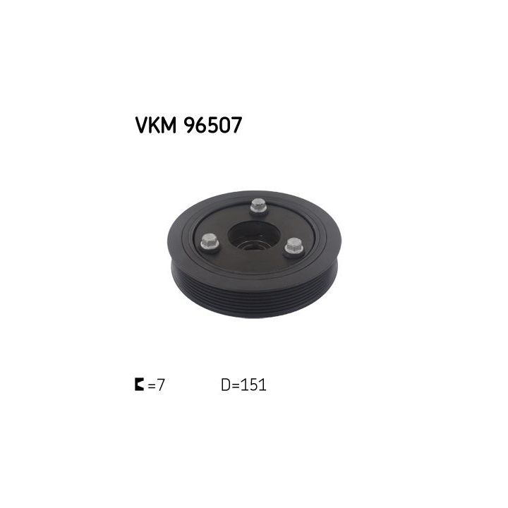 Skriemulys, alkūninis velenas SKF VKM 96507