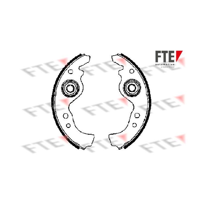 Stabdžių trinkelių komplektas FTE 9100000