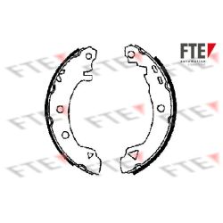 Stabdžių trinkelių komplektas FTE 9100014