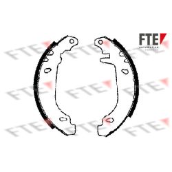 Stabdžių trinkelių komplektas FTE 9100017