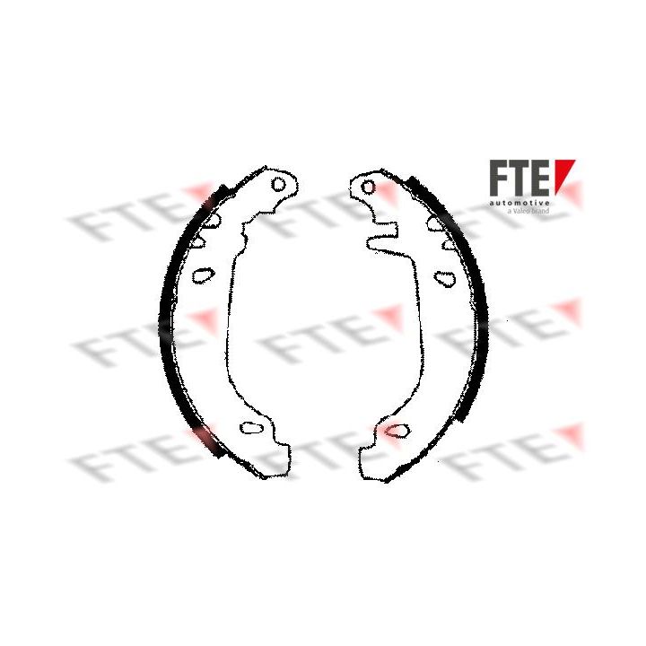 Stabdžių trinkelių komplektas FTE 9100017