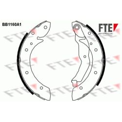 Stabdžių trinkelių komplektas FTE 9100032