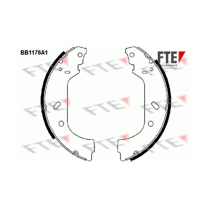 Stabdžių trinkelių komplektas FTE 9100039