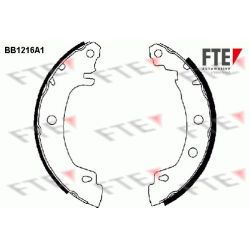 Stabdžių trinkelių komplektas FTE 9100043