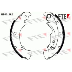 Stabdžių trinkelių komplektas FTE 9100044