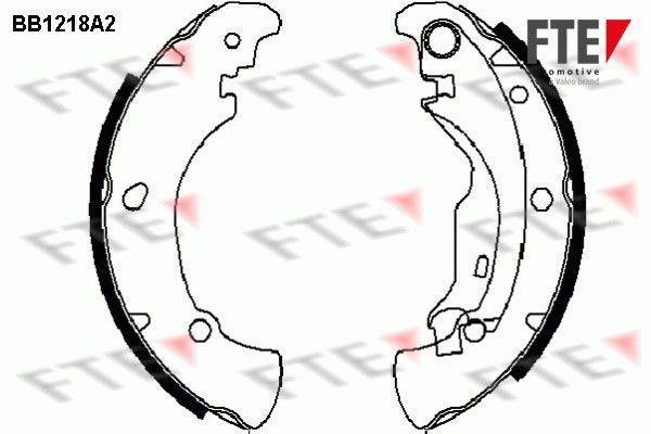 Stabdžių trinkelių komplektas FTE 9100044