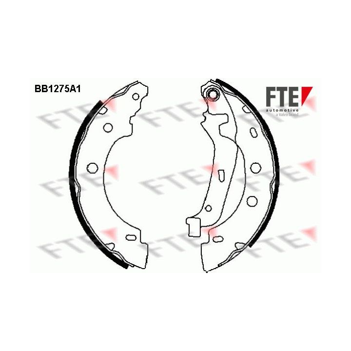 Stabdžių trinkelių komplektas FTE 9100061