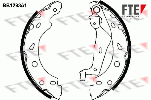 Stabdžių trinkelių komplektas FTE 9100064