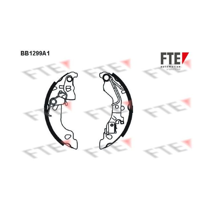 Stabdžių trinkelių komplektas FTE 9100069