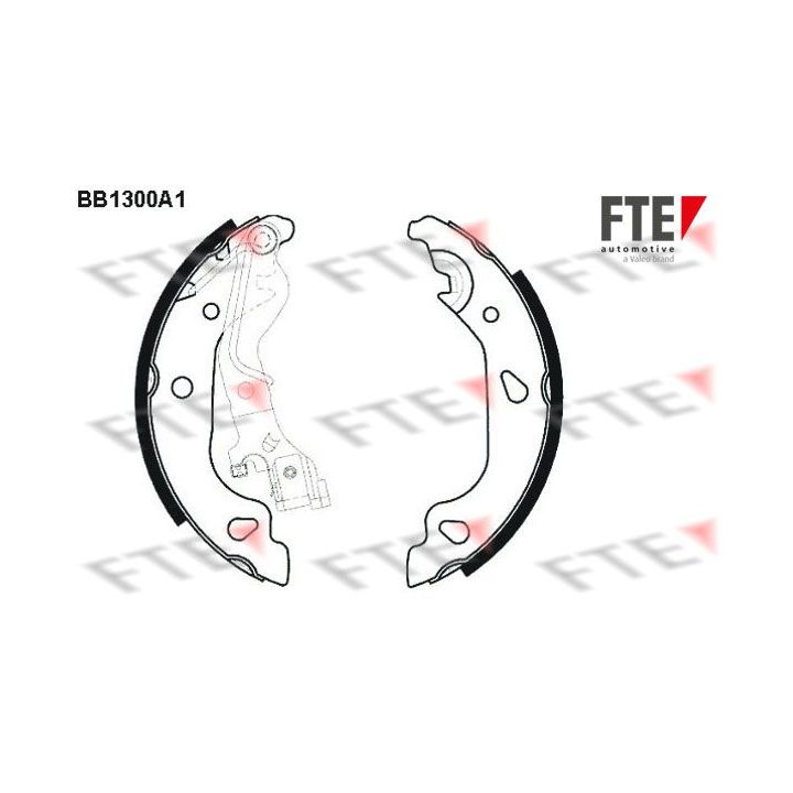 Stabdžių trinkelių komplektas FTE 9100070