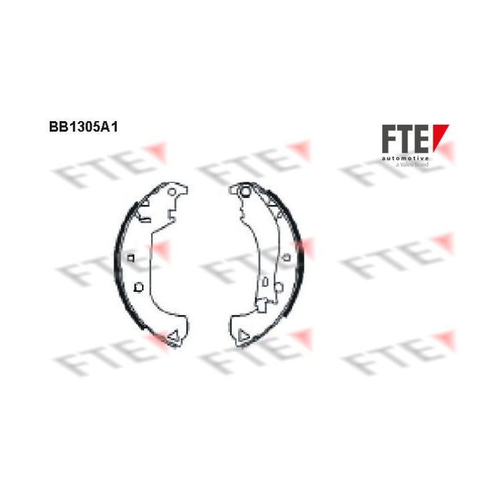 Stabdžių trinkelių komplektas FTE 9100074