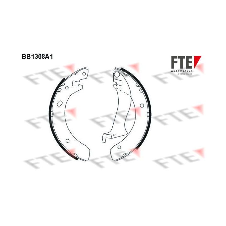 Stabdžių trinkelių komplektas FTE 9100076