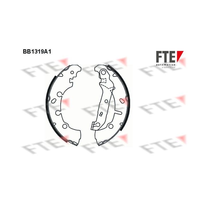 Stabdžių trinkelių komplektas FTE 9100080