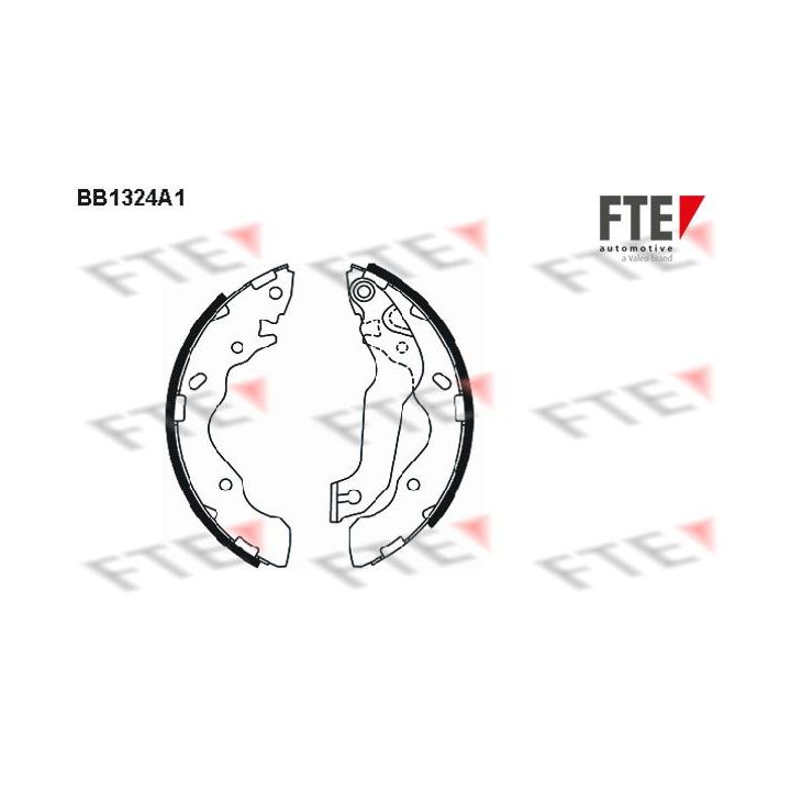 Stabdžių trinkelių komplektas FTE 9100082