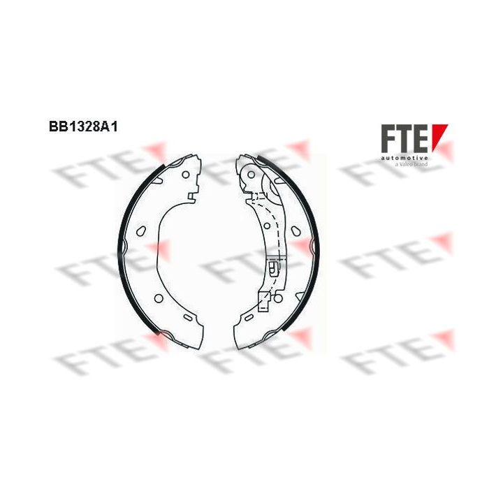 Stabdžių trinkelių komplektas FTE 9100085