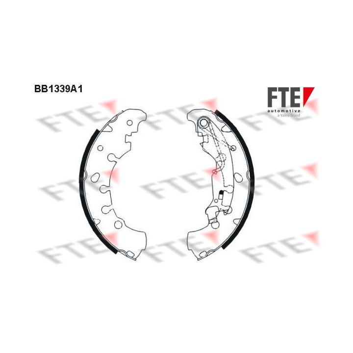 Stabdžių trinkelių komplektas FTE 9100092