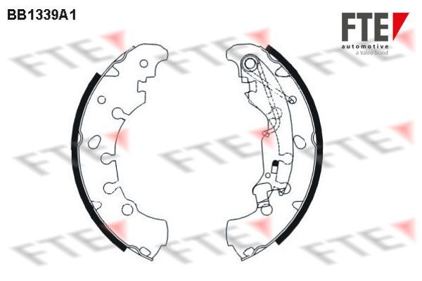 Stabdžių trinkelių komplektas FTE 9100092