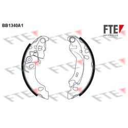 Stabdžių trinkelių komplektas FTE 9100093