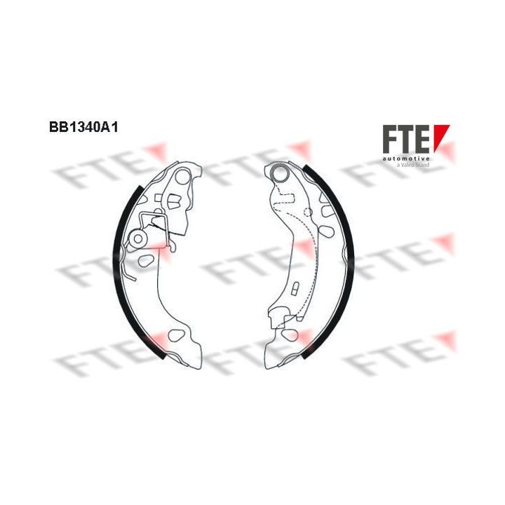 Stabdžių trinkelių komplektas FTE 9100093