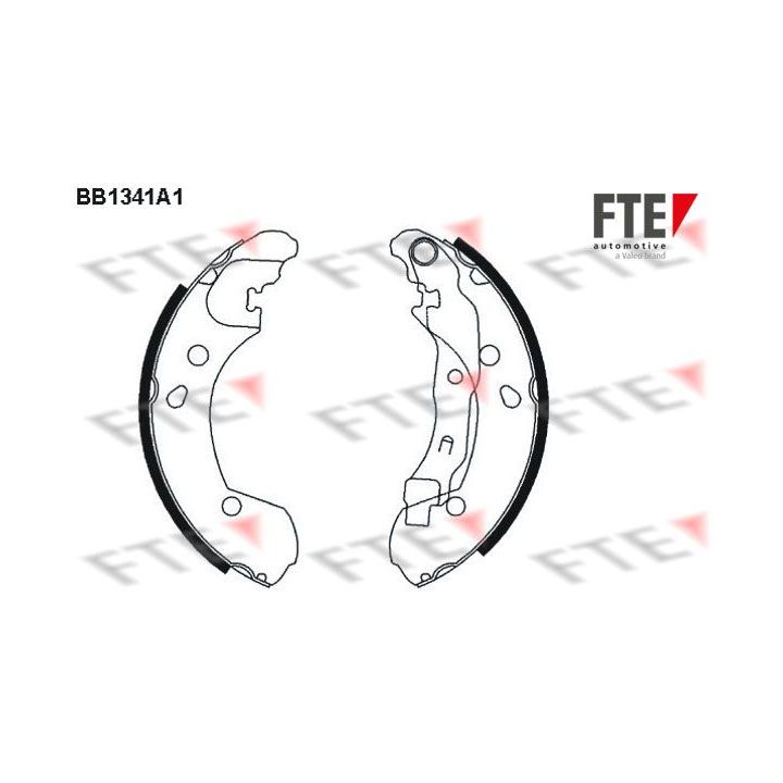 Stabdžių trinkelių komplektas FTE 9100094