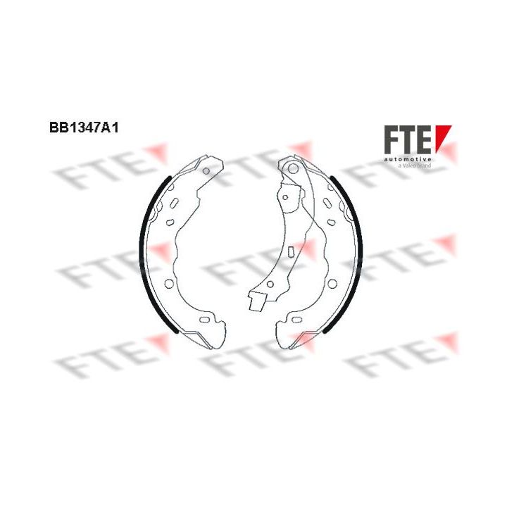 Stabdžių trinkelių komplektas FTE 9100100