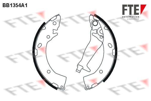 Stabdžių trinkelių komplektas FTE 9100104