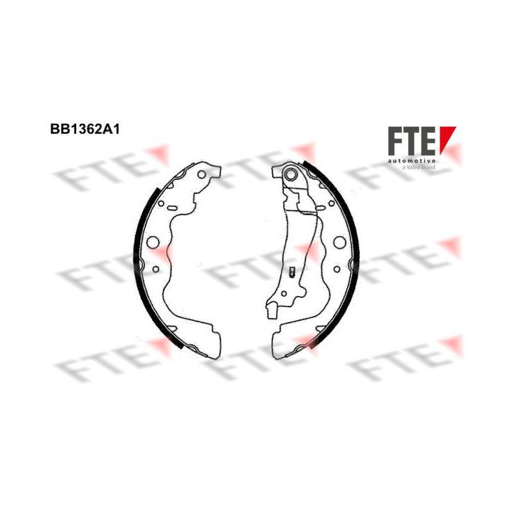 Stabdžių trinkelių komplektas FTE 9100110