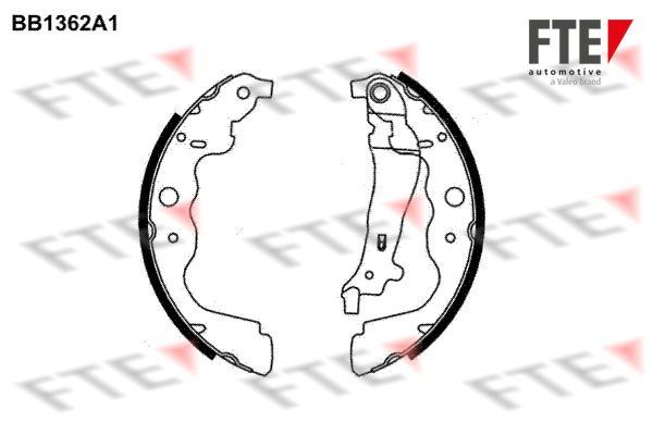 Stabdžių trinkelių komplektas FTE 9100110