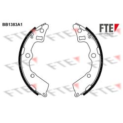 Stabdžių trinkelių komplektas FTE 9100125