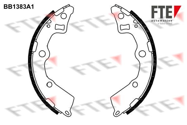 Stabdžių trinkelių komplektas FTE 9100125