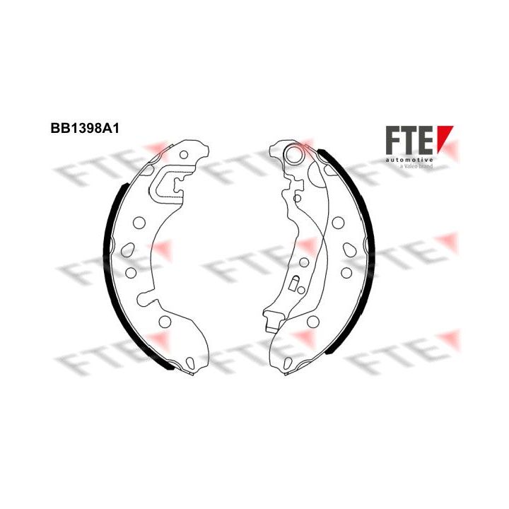 Stabdžių trinkelių komplektas FTE 9100133