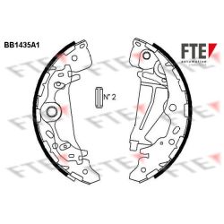Stabdžių trinkelių komplektas FTE 9100159